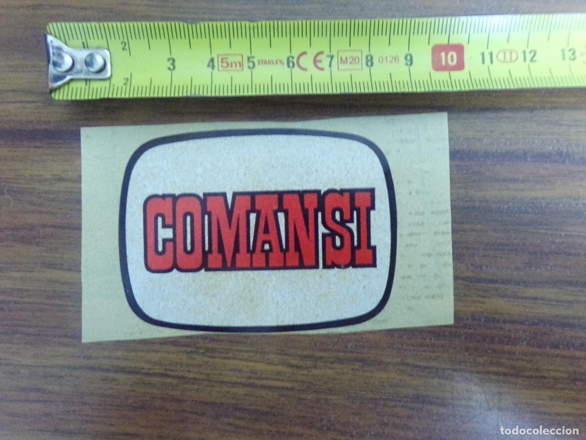 Pegatinas de colecci&oacute;n: pegatina de Comansi. con su trasera. - Foto 1