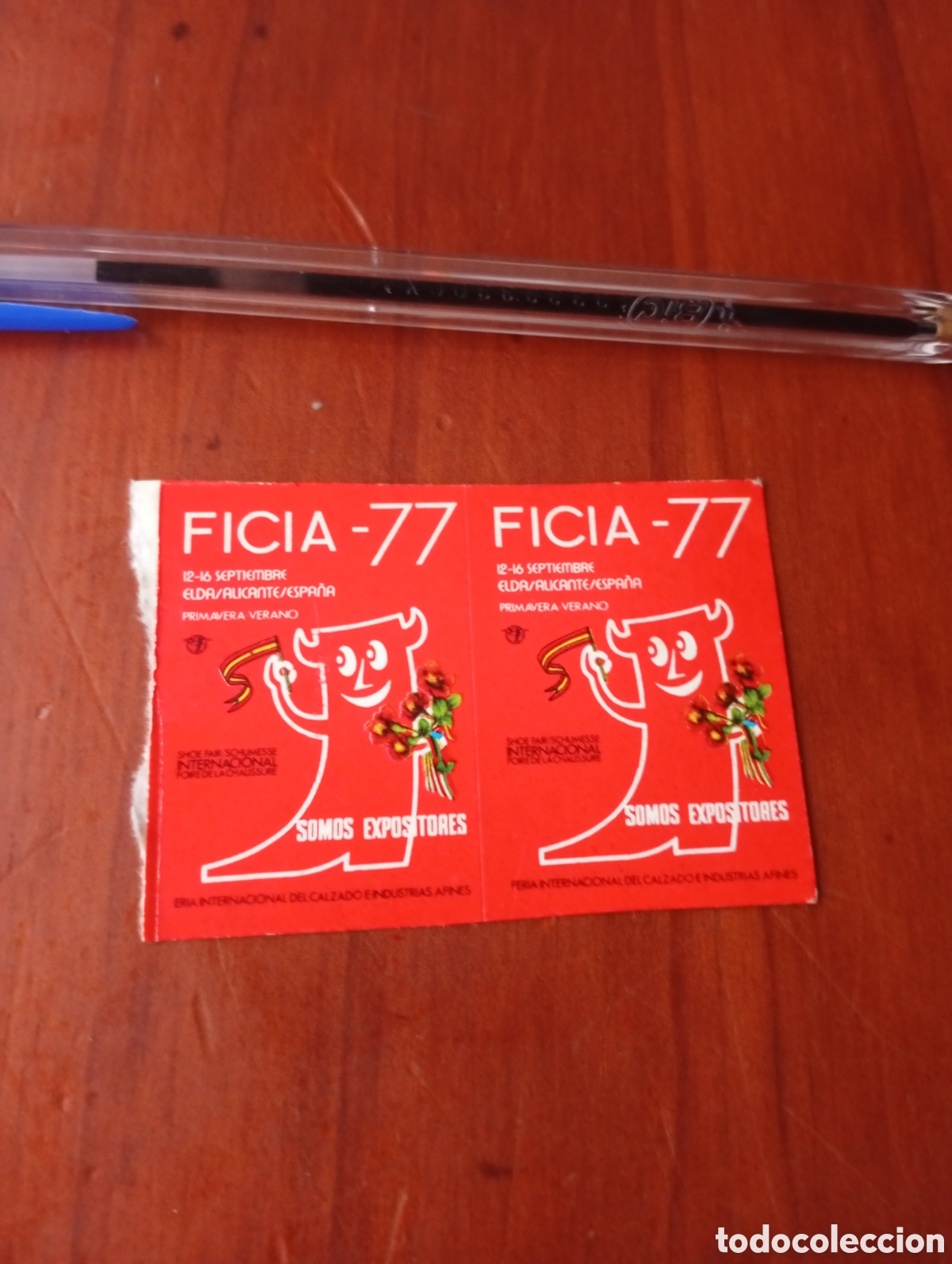 Collection stickers: PEGATINA CROMO PROMOCIONAL PROPAGANDA FICIA 77