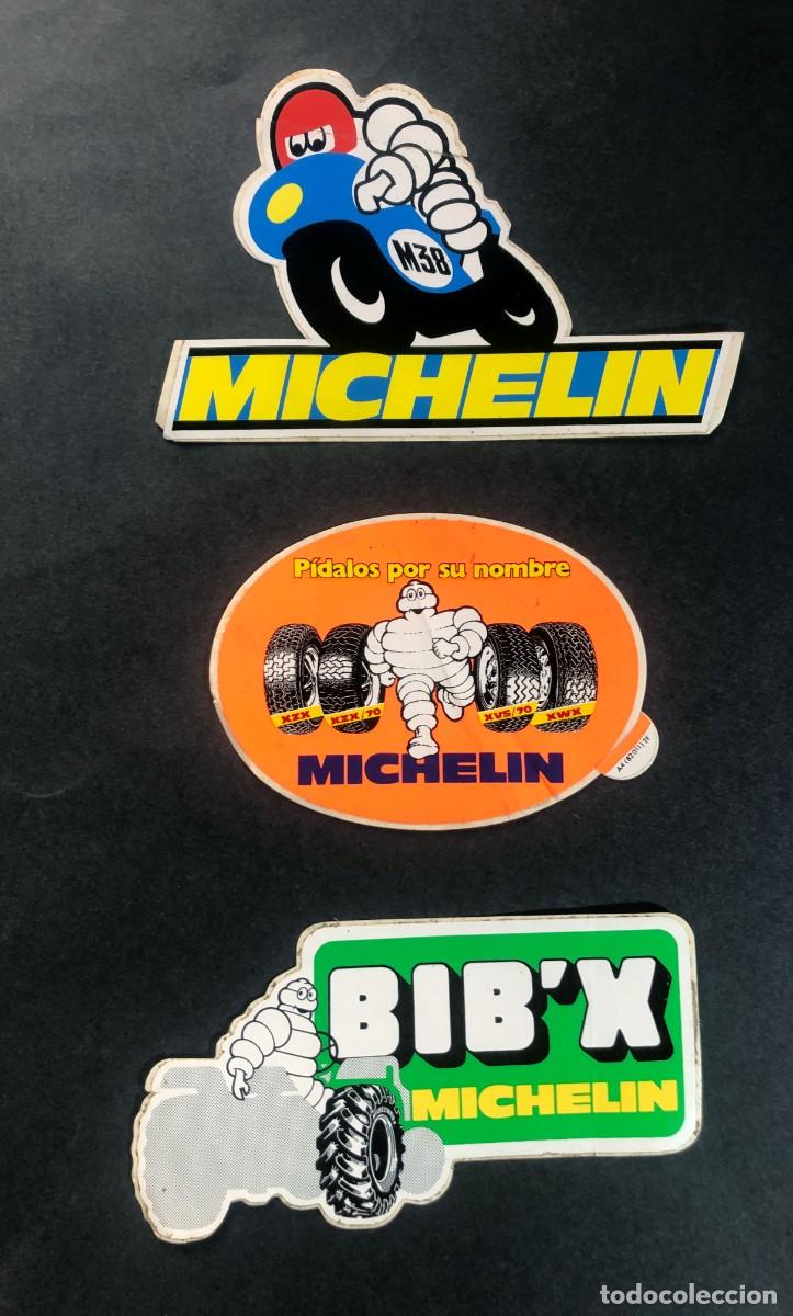 Pegatinas de colecci&oacute;n: 3 PEGATINAS / NEUM&Aacute;TICOS MICHEL&Iacute;N / - Foto 1