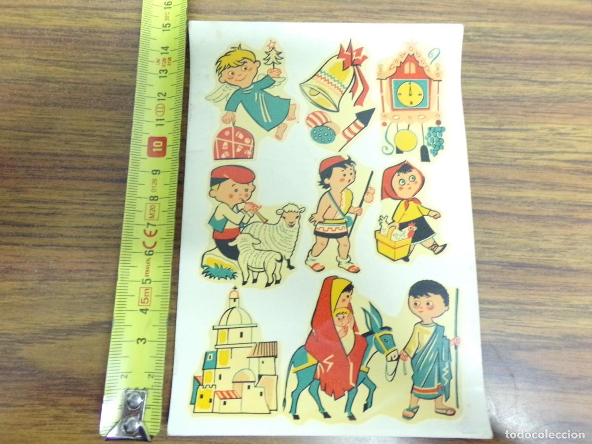 Collection stickers: Pegatina, calcomania antigua. Adhesivo. Calcomanias ortega. serie infantil -a-n&ordm;63. pesebre