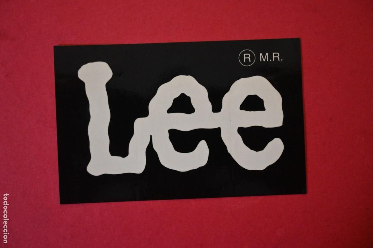 Pegatinas de colecci&oacute;n: PEGATINA MARCA DE ROPA VAQUEROS LEE - Foto 1