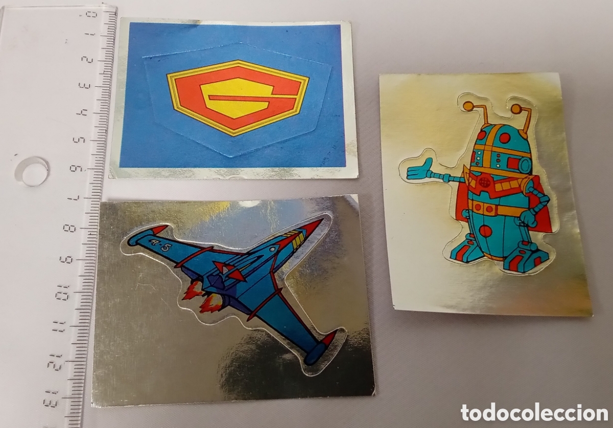 Pegatinas de colecci&oacute;n: Lote 3 pegatinas troqueladas comando G - Foto 1