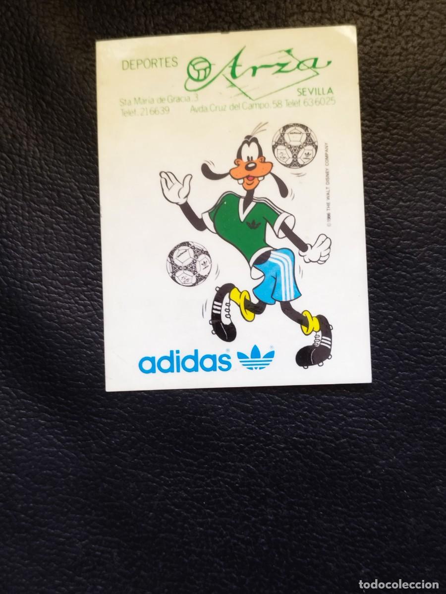 Pegatinas de colecci&oacute;n: Pegatina, adhesivo. Publicidad adidas Goofy futbolista. Deportes Arza, Sevilla.