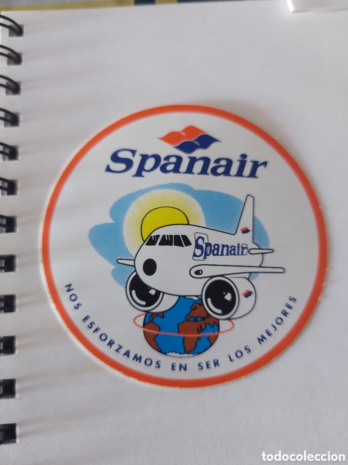 Pegatinas de colecci&oacute;n: PEGATINA LINEA AEREA SPANAIR - Foto 1