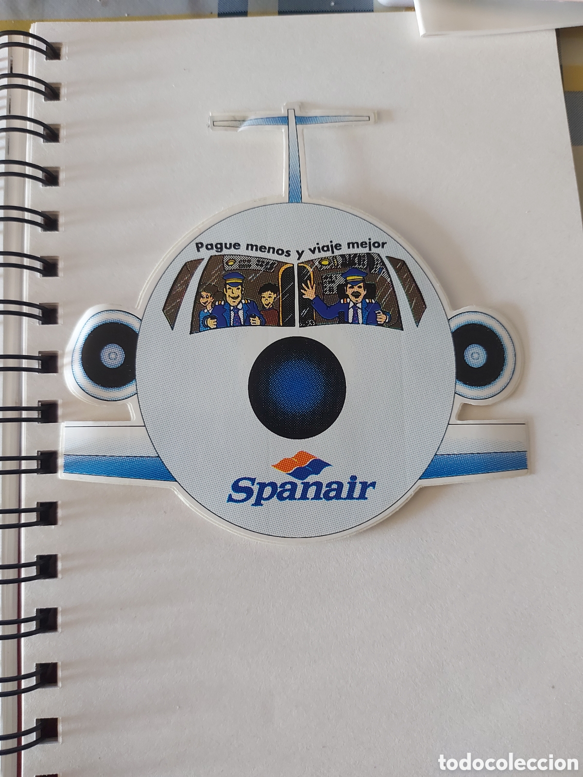 Pegatinas de colecci&oacute;n: PEGATINA LINEA AEREA SPANAIR - Foto 1