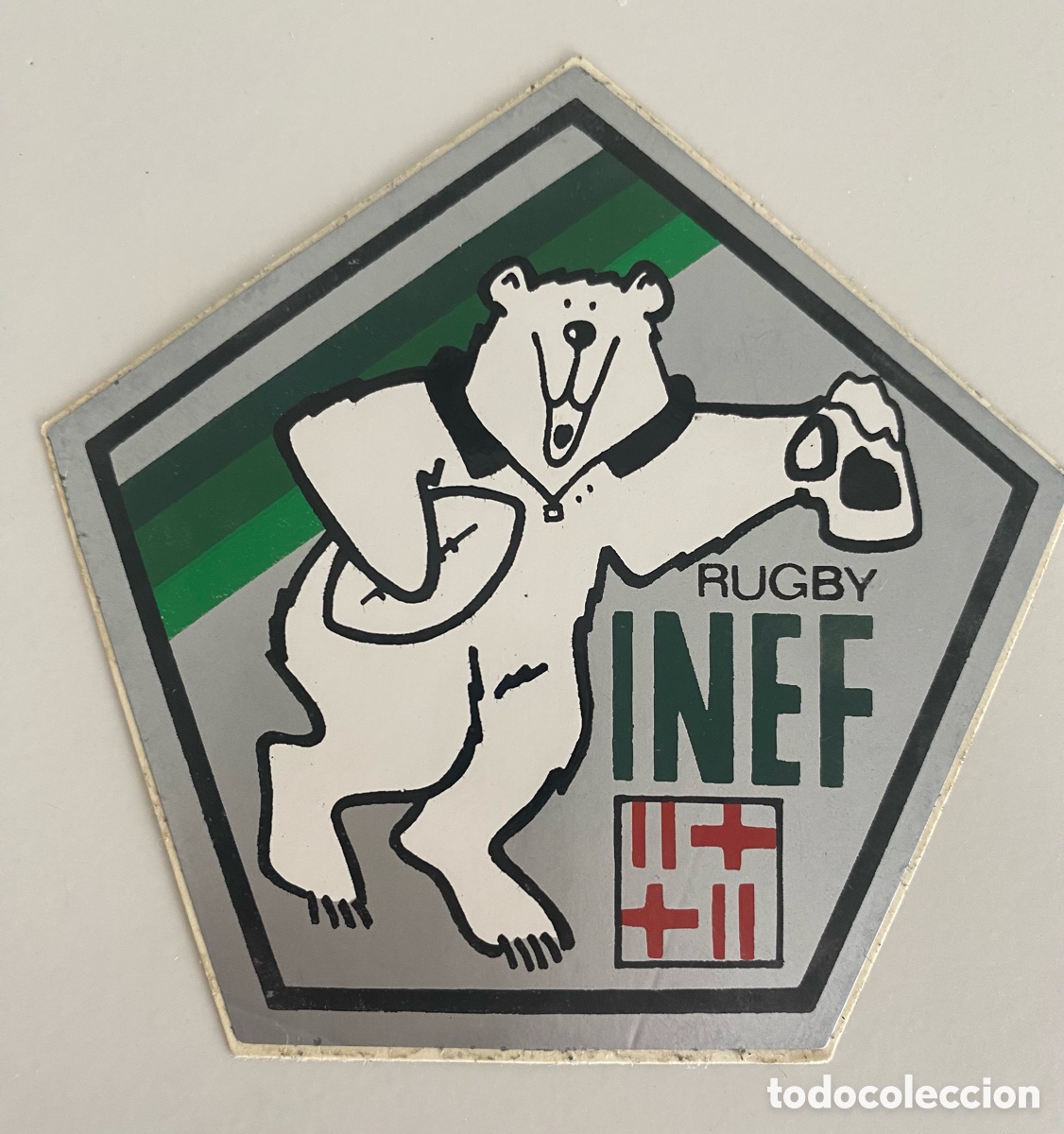 Pegatinas de colecci&oacute;n: Pegatina INEF Instituto Nacional Educaci&oacute;n F&iacute;sica . Rubgy