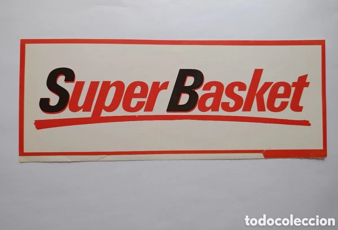 Collection stickers: Pegatina grande super basket