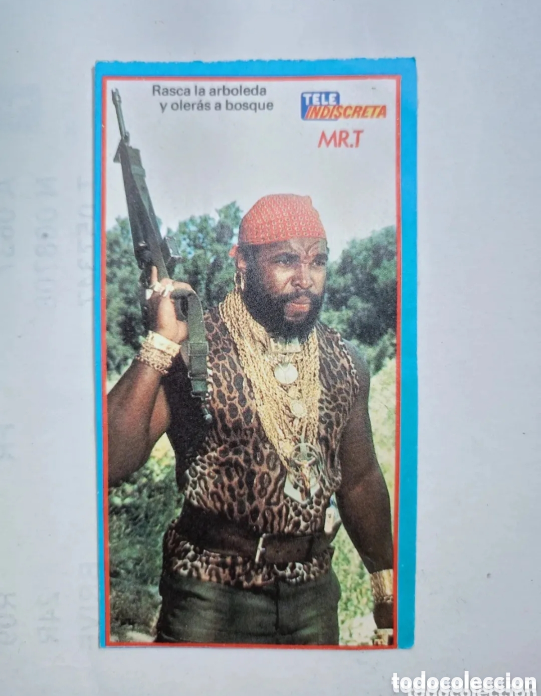Autocollants de collection: Pegatina serie TV el equipo A revista teleindiscreta