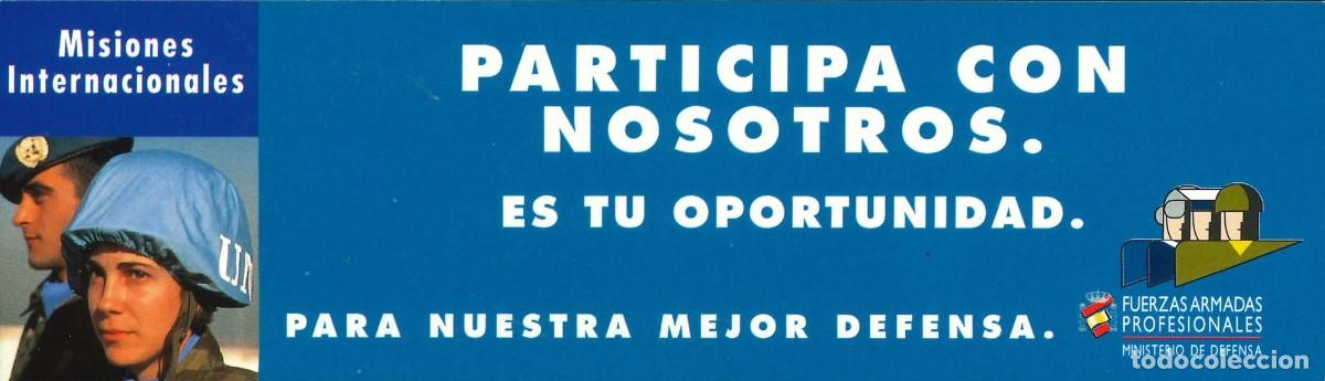 Pegatinas de colecci&oacute;n: PEGATINA - ADHESIVO - EJERCITO - FUERZAS ARMADAS - PARTICIPA CON NOSOTROS ES TU OPORTUNIDAD (NUEVA)