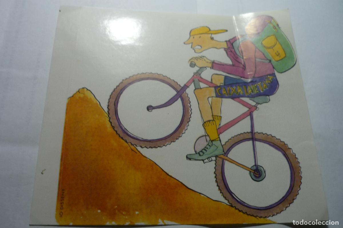 Pegatinas de colecci&oacute;n: PEGATINA DEPORTE CICLISMO CAJA LAYETANA