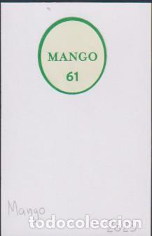Adesivi di collezione: pegatina fruta MANGO 61 adhesivo adhesiu enganxina fruit etiqueta SOY.YO