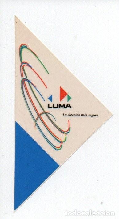 Autocolantes de cole&ccedil;&atilde;o: PEGATINA O ADHESIVO, LUMA, LA ELECCION MAS SEGURA. 11 X 5,5 CM.