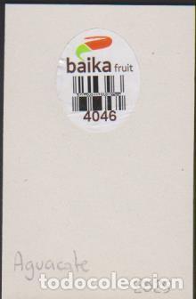 Adesivi di collezione: pegatina fruta AGUACATE BAIKA adhesivo adhesiu enganxina fruit etiqueta SOY.YO