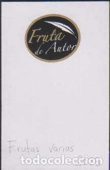 Autocollants de collection: pegatina fruta VARIAS DE AUTOR 2 adhesivo adhesiu enganxina fruit etiqueta SOY.YO