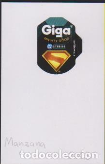 Collection stickers: pegatina fruta MANZANA GIGA SUPERMAN DC ESTUDIOS adhesivo adhesiu enganxina fruit etiqueta SOY.YO