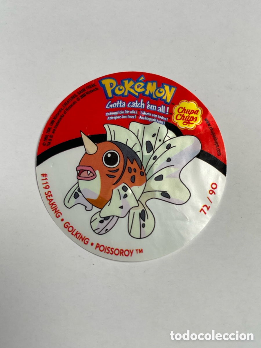 Pegatinas de colecci&oacute;n: Pegatina Chupa Chups pokemon - Foto 1