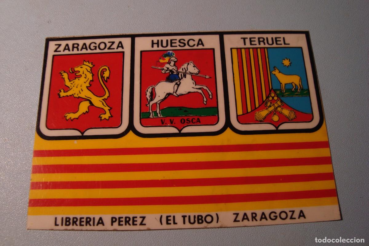 Sammlung von Aufklebern: ANTIGUA PEGATINA? LIBRERIA PEREZ. EL TUBO. ZARAGOZA