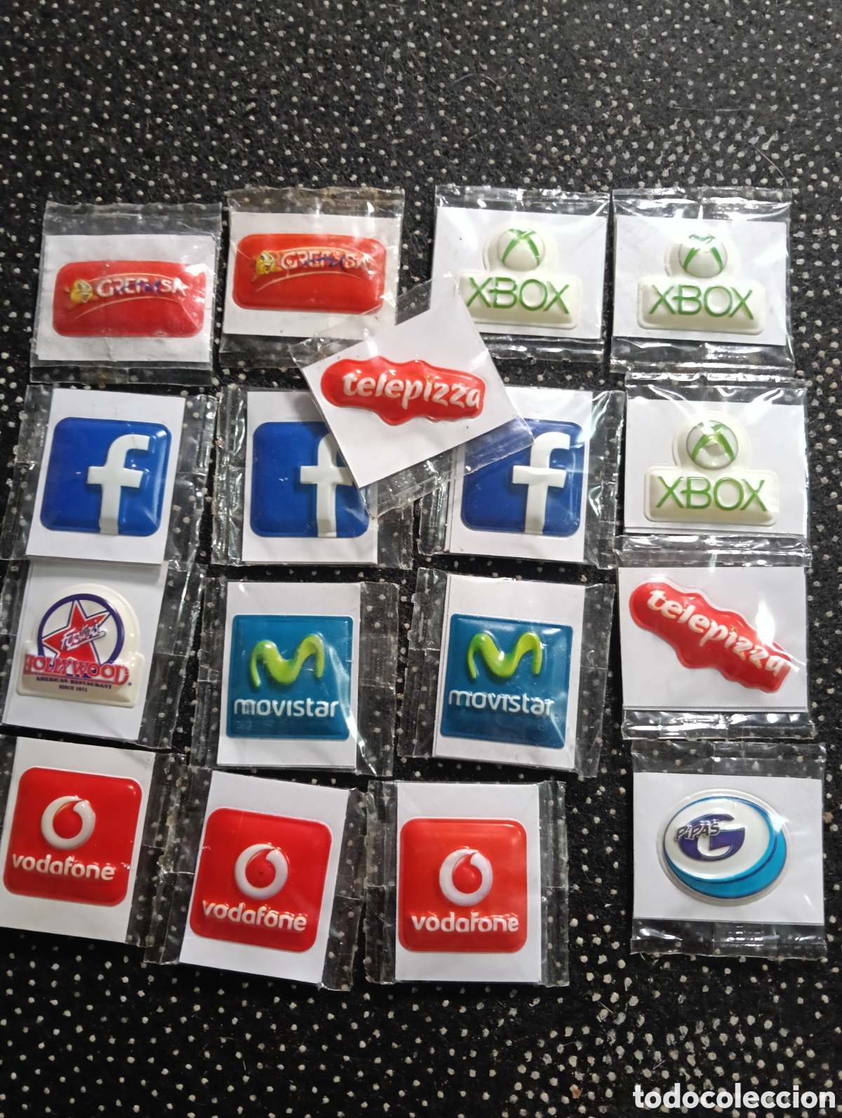 Autocollants de collection: Lote de 17 Pegatinas GREFUSA MARCAS PEGOTAS