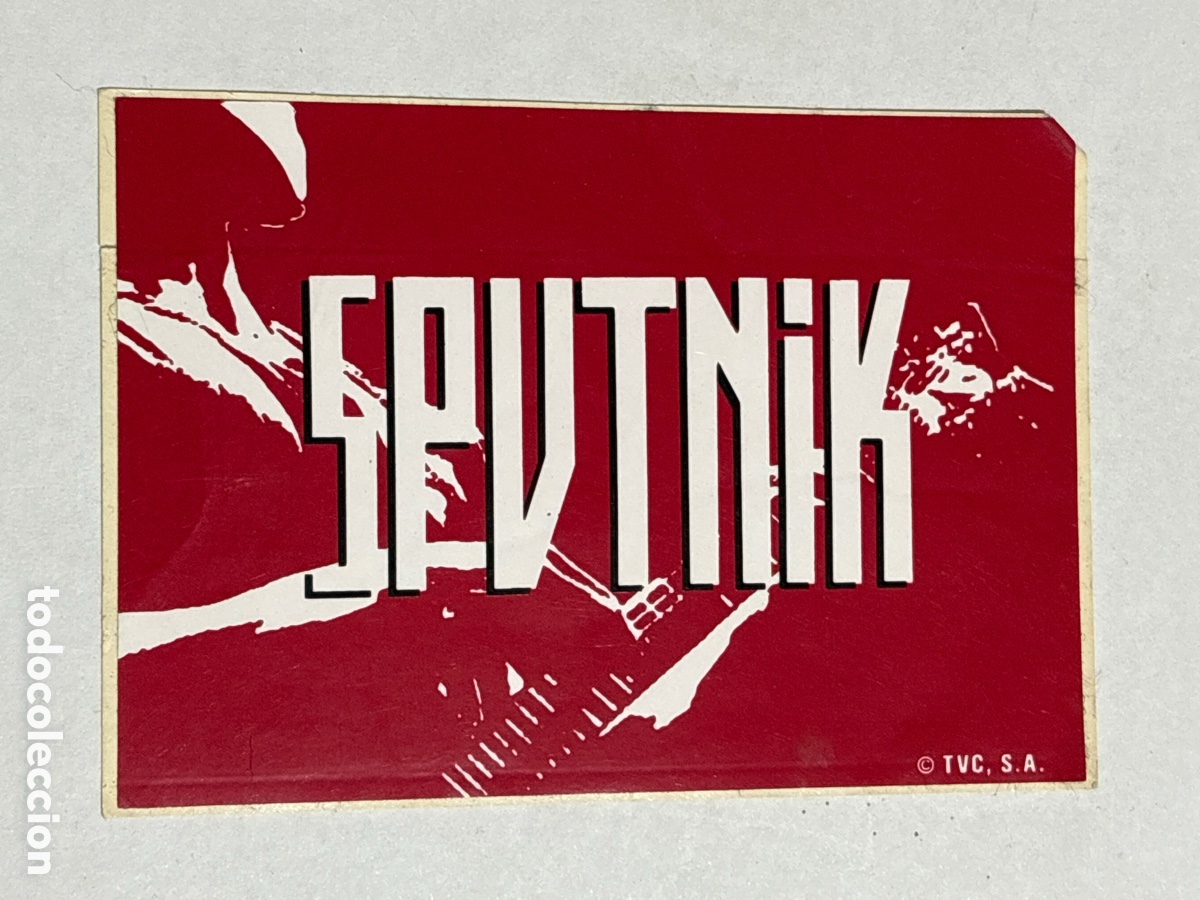 Pegatinas de colecci&oacute;n: ADHESIVO PEGATINA TV3 PROGRAMA SPUTNIK - Foto 1