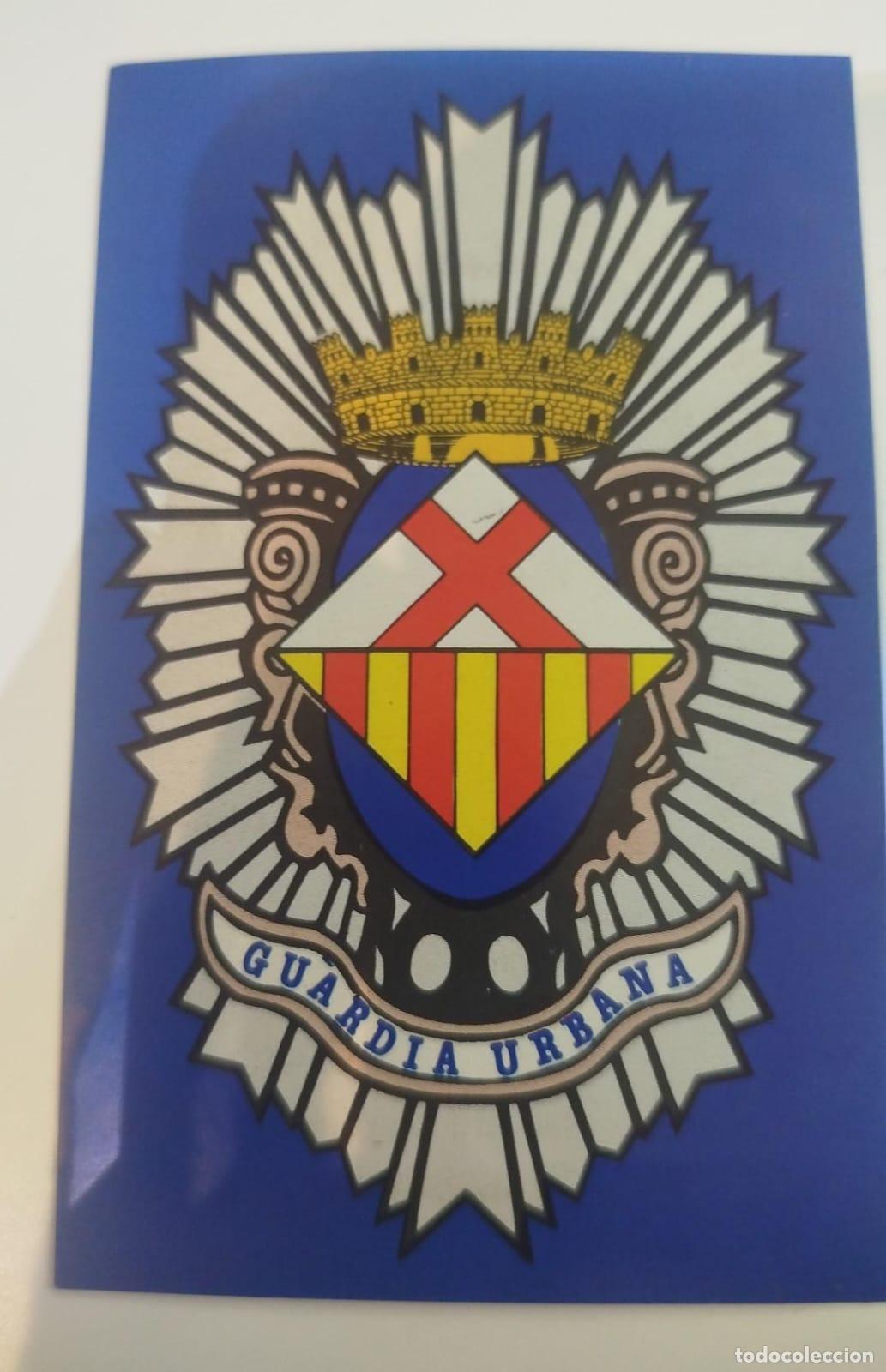 Sammlung von Aufklebern: adhesiu pegatina policia guardia urbana l'Hospitalet ajuntament