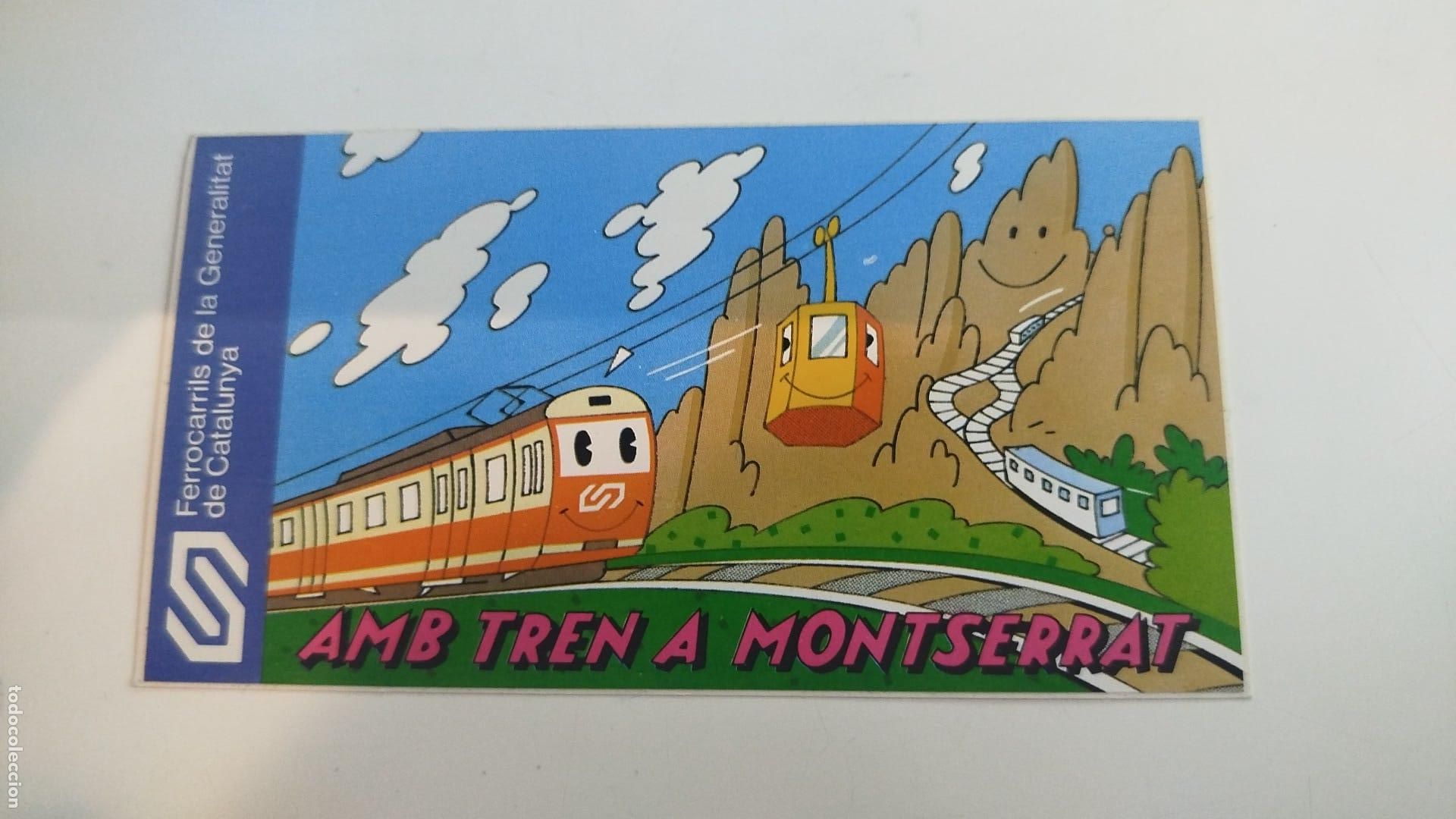 Sammlung von Aufklebern: pegatina tren ferrocarril Montserrat cremallera