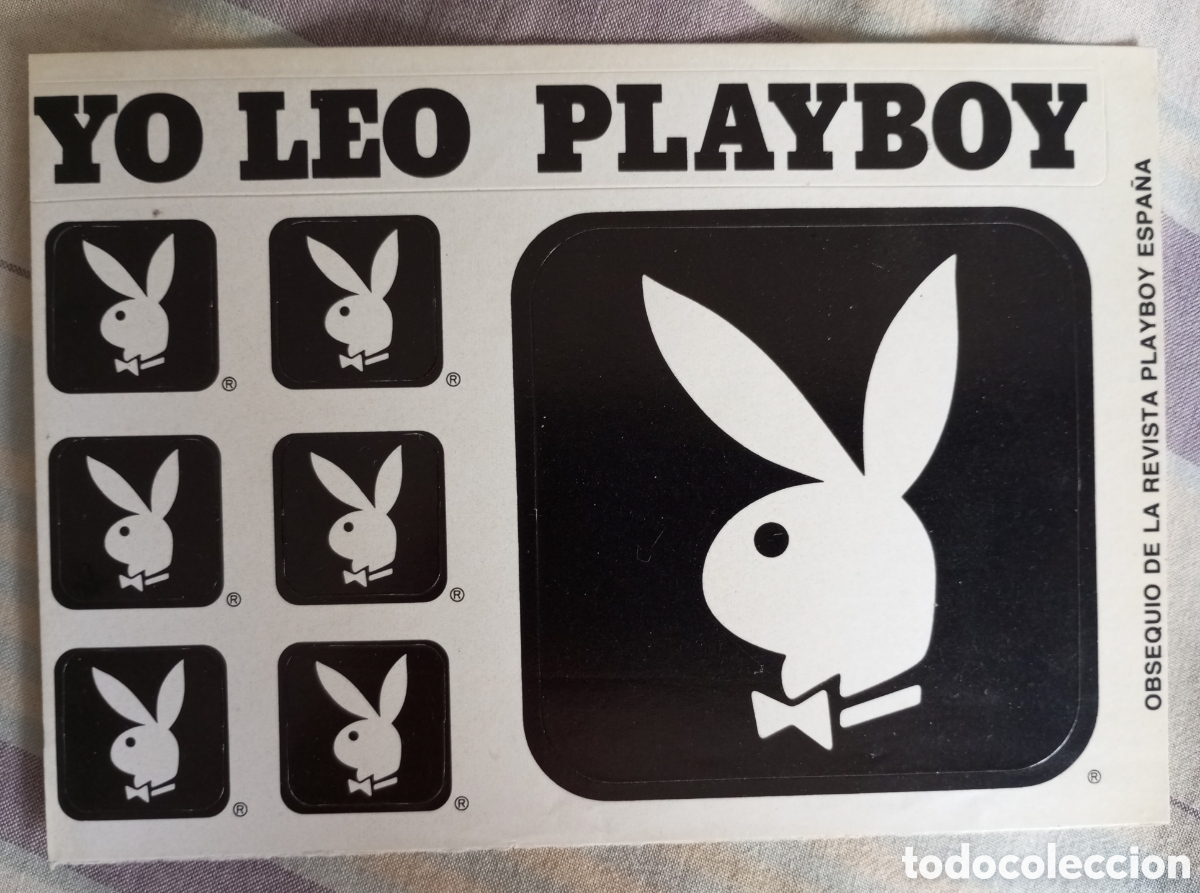 Adesivi di collezione: 7 pegatinas revista playboy buen estado