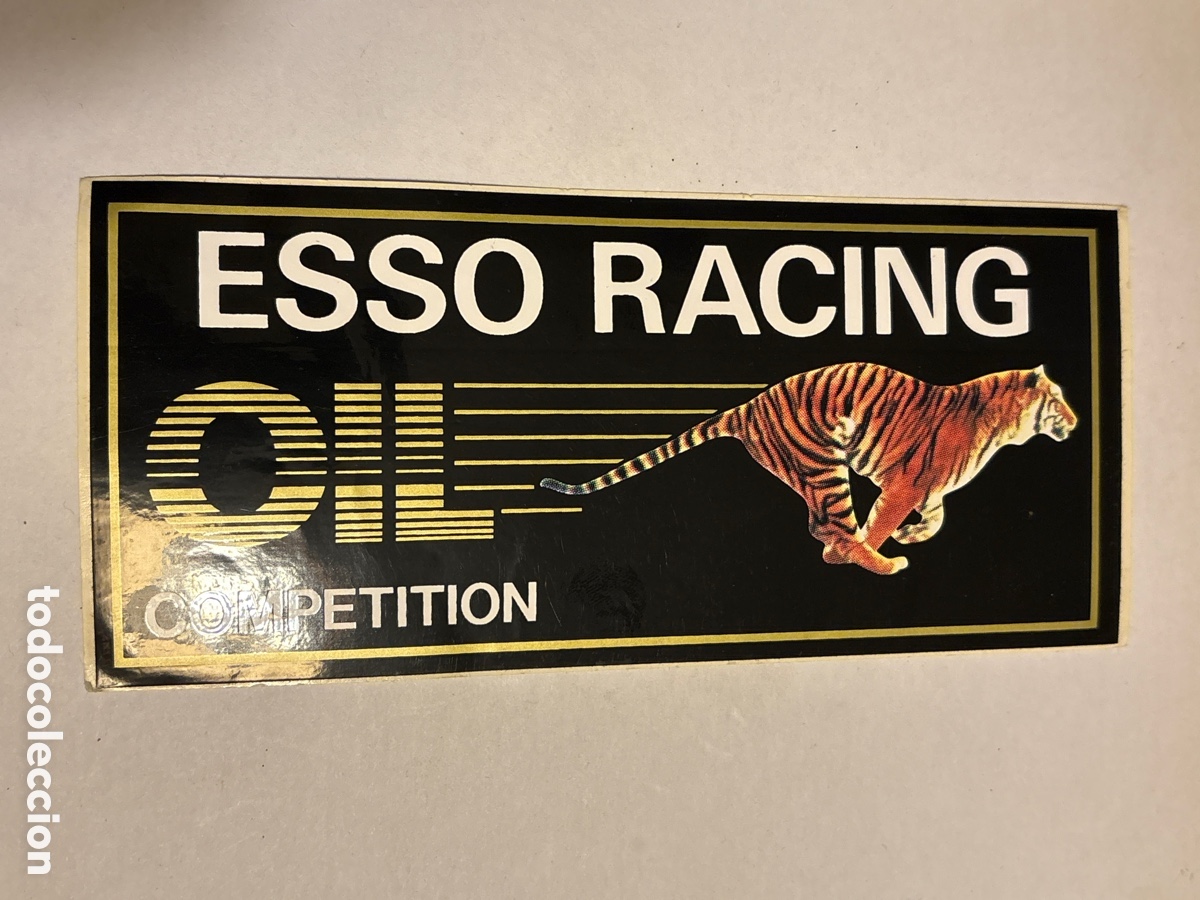 Sammlung von Aufklebern: ADHESIVO PEGATINA ESSO RACING OIL COMPETITION
