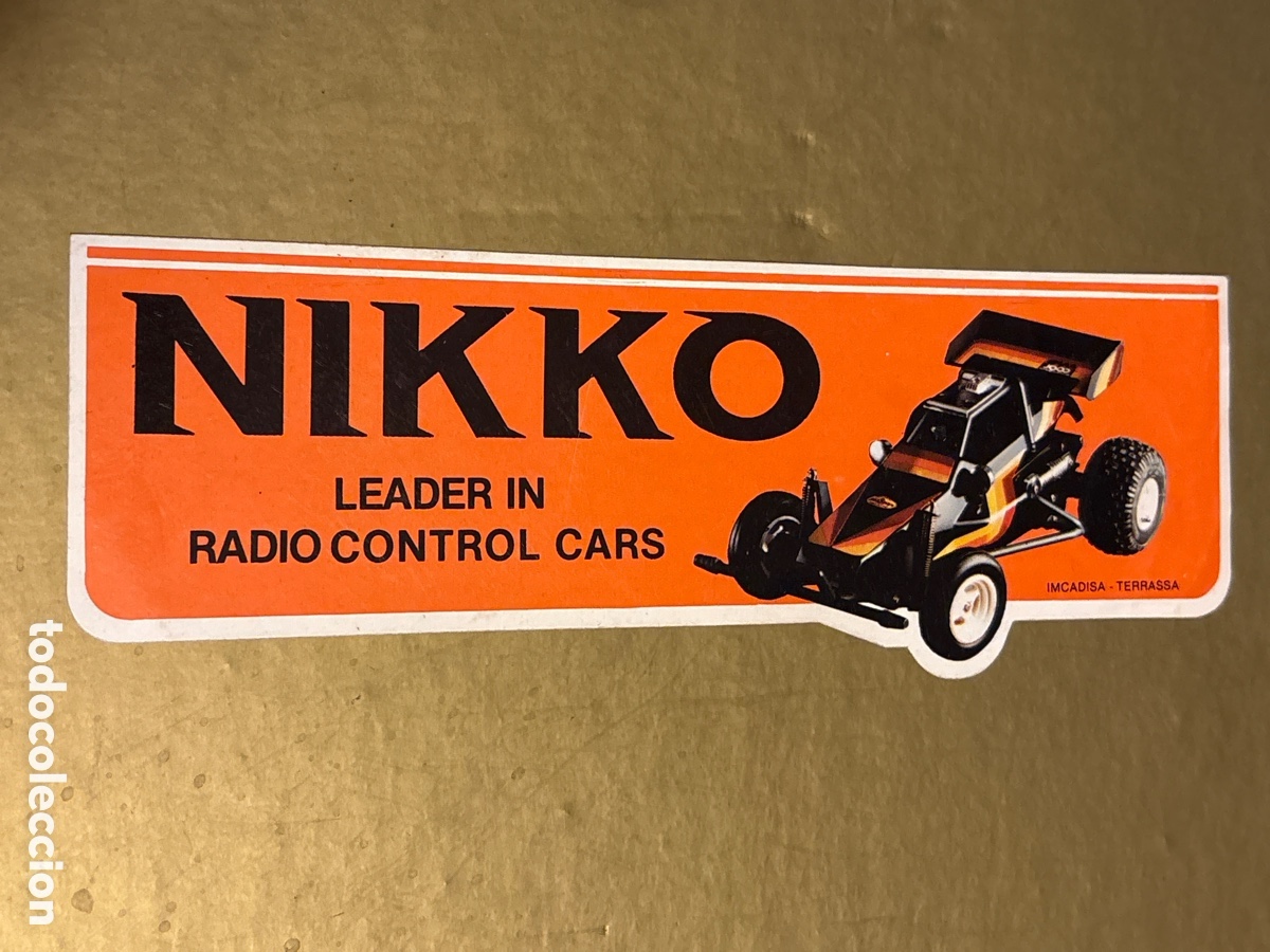 Sammlung von Aufklebern: ADHESIVO PEGATINA PUBLICIDAD RADIO CONTROL CARS COCHE NIKKO