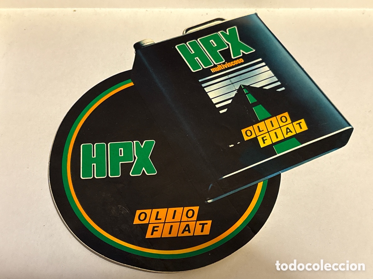 Sammlung von Aufklebern: ADHESIVO PEGATINA PUBLICIDAD HPX OLI&Oacute; FIAT ACEITE OIL MOTOR ( GRAN TAMA&Ntilde;O)