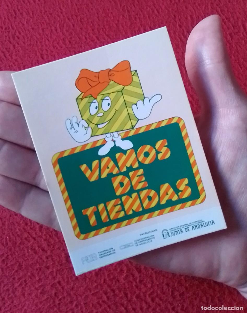 Sammlung von Aufklebern: PEGATINA ADHESIVO STICKER VAMOS DE TIENDAS JUNTA ANDALUC&Iacute;A FEDERACI&Oacute;N ONUBENSE EMPRESARIOS HUELVA...