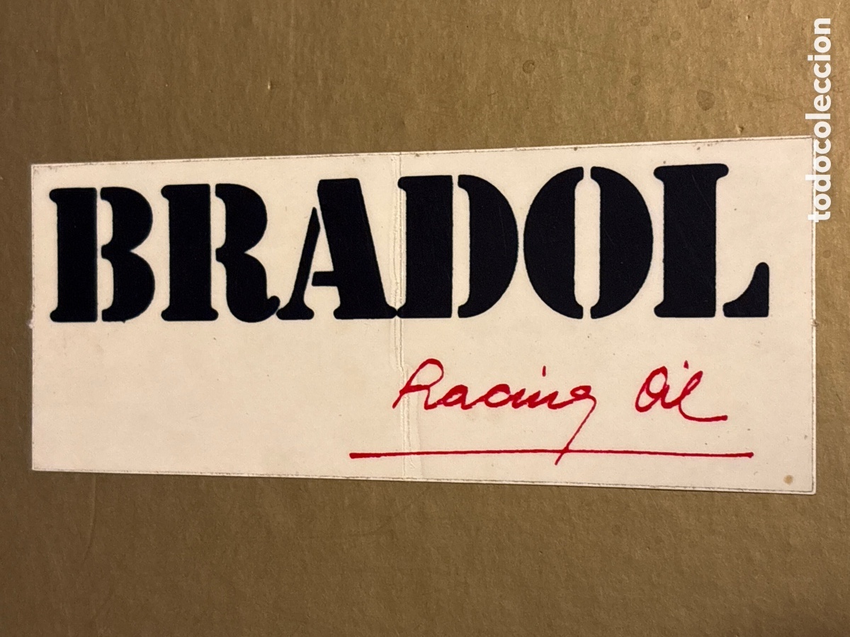 Sammlung von Aufklebern: ADHESIVO PEGATINA PUBLICIDAD ACEITE BRADOL RACING OIL