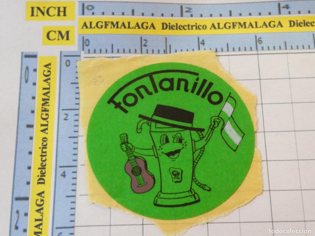 Pegatinas de colecci&oacute;n: PEGATINA FONTANILLO SURTIDOR GASOLINERA MASCOTA DISFRAZ ANDALUC&Iacute;A. 185
