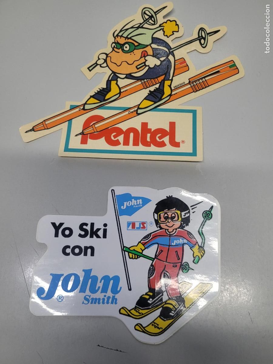 Pegatinas de colecci&oacute;n: pegatinas ski sky pentel john - Foto 1