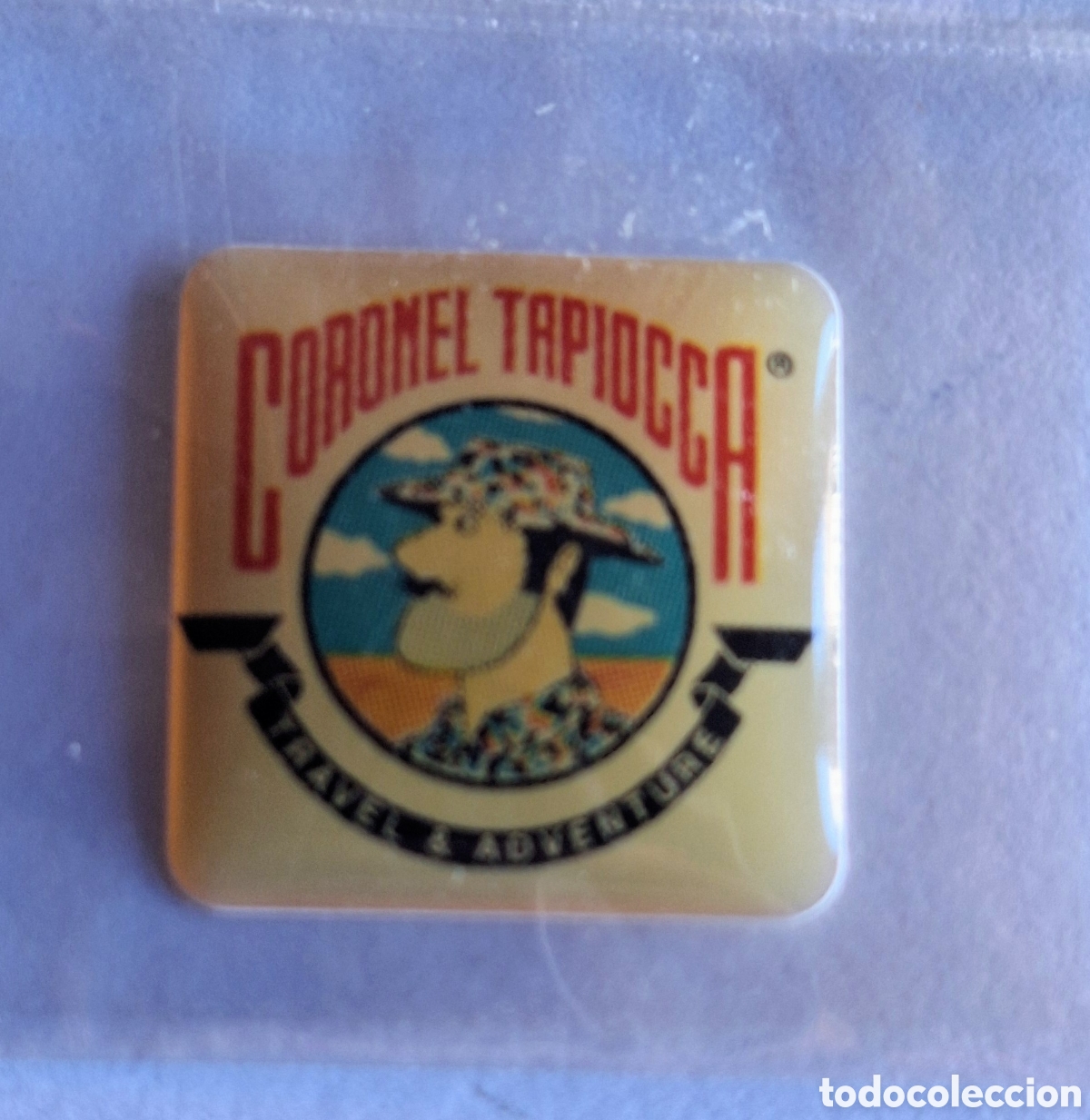 Pegatinas de colecci&oacute;n: Coronel Tapioca. Pegatina con el logotipo, precintada - Foto 1