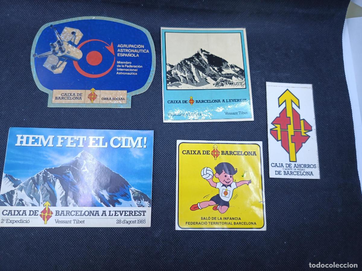Pegatinas de colecci&oacute;n: PEGATINAS CAIXA DE BARCELONA CAJA - Foto 1
