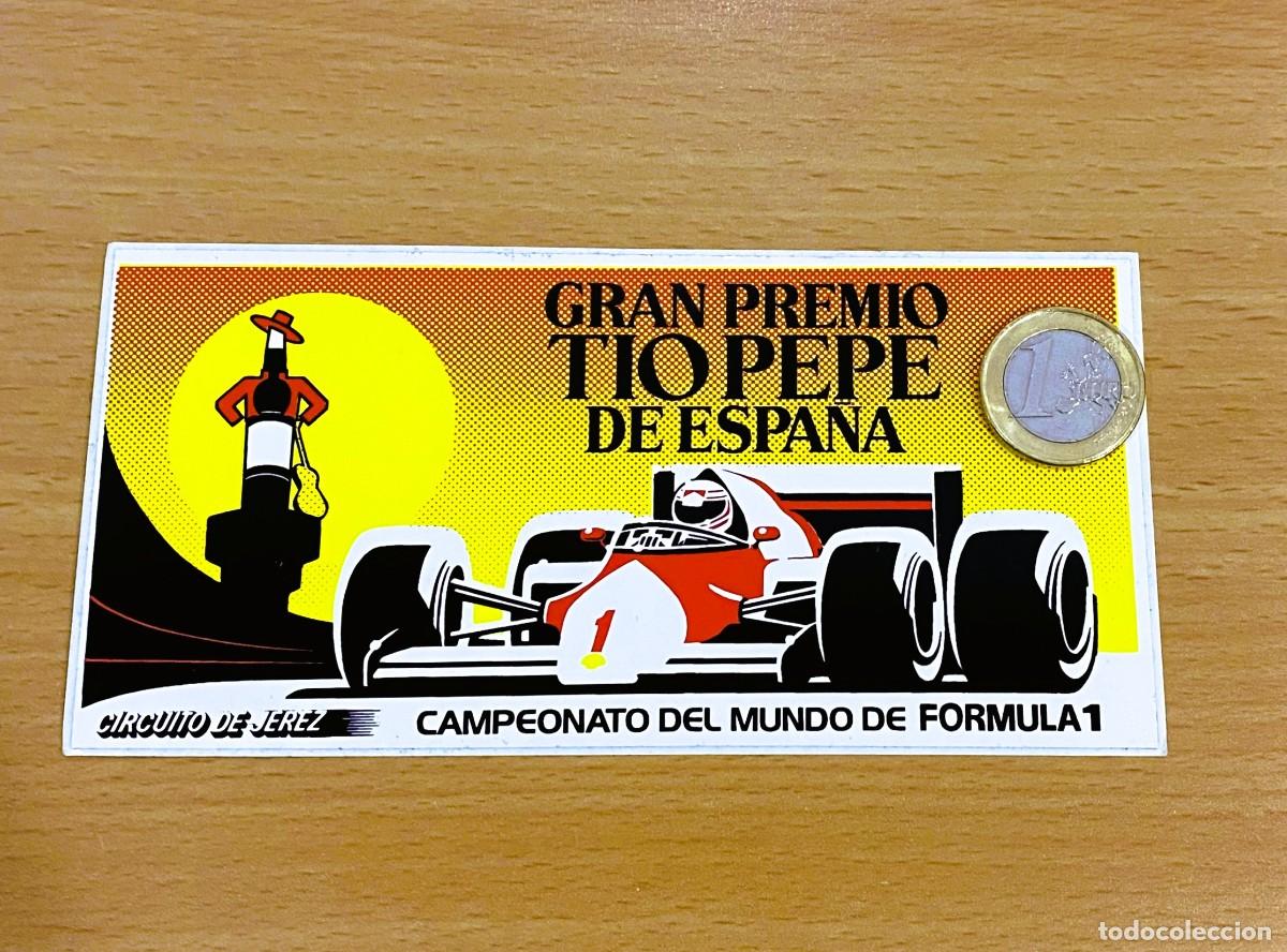 Pegatinas de colecci&oacute;n: PEGATINA F1 F&Oacute;RMULA 1 CON McLAREN - GP GRAN PREMIO DE ESPA&Ntilde;A T&Iacute;O PEPE / CIRCUITO DE JEREZ (A&Ntilde;OS 90)