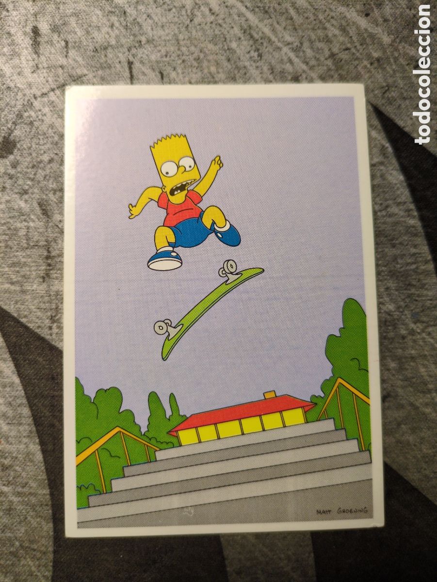 Pegatinas de colecci&oacute;n: Pegatina Simpsons Bart monopat&iacute;n