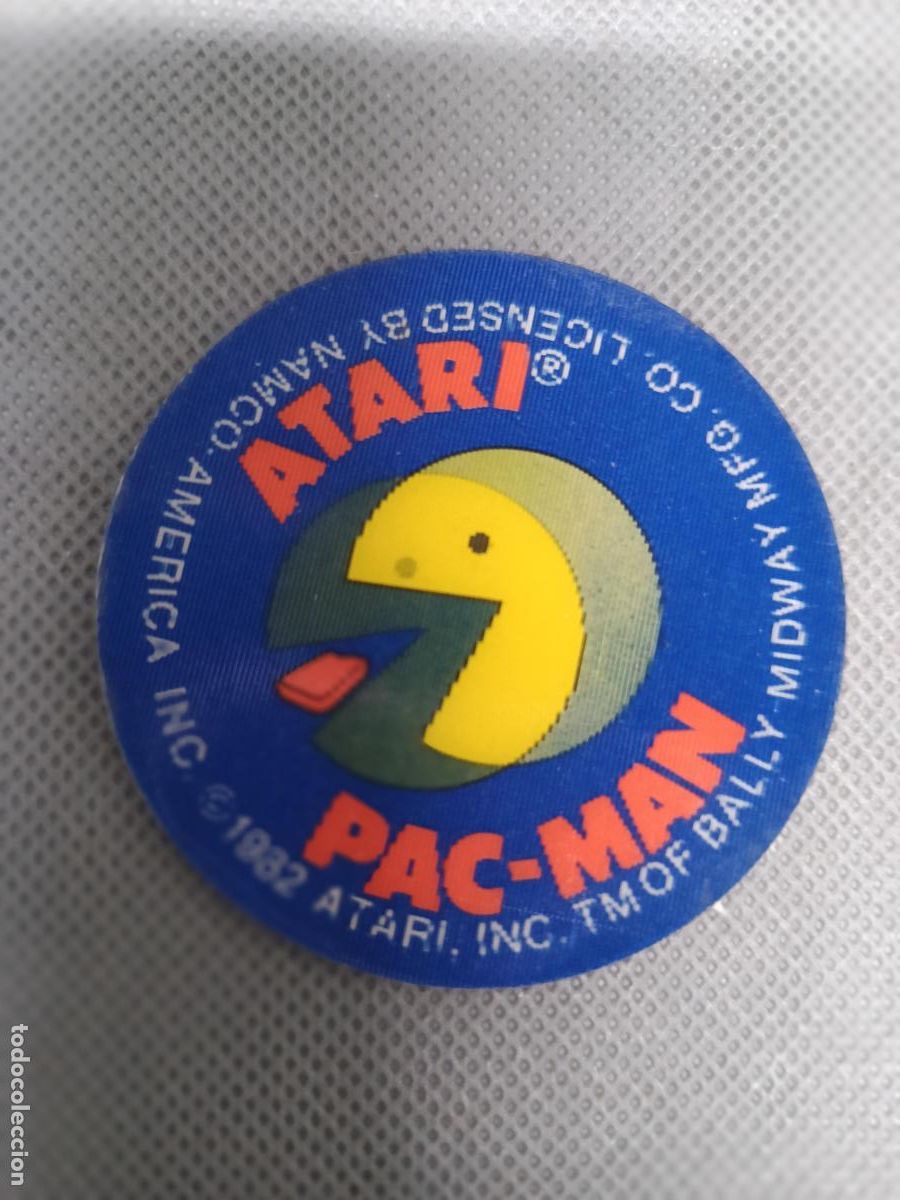 Pegatinas de colecci&oacute;n: Pegatina semi Rigida ATARI PAC MAN - Foto 1