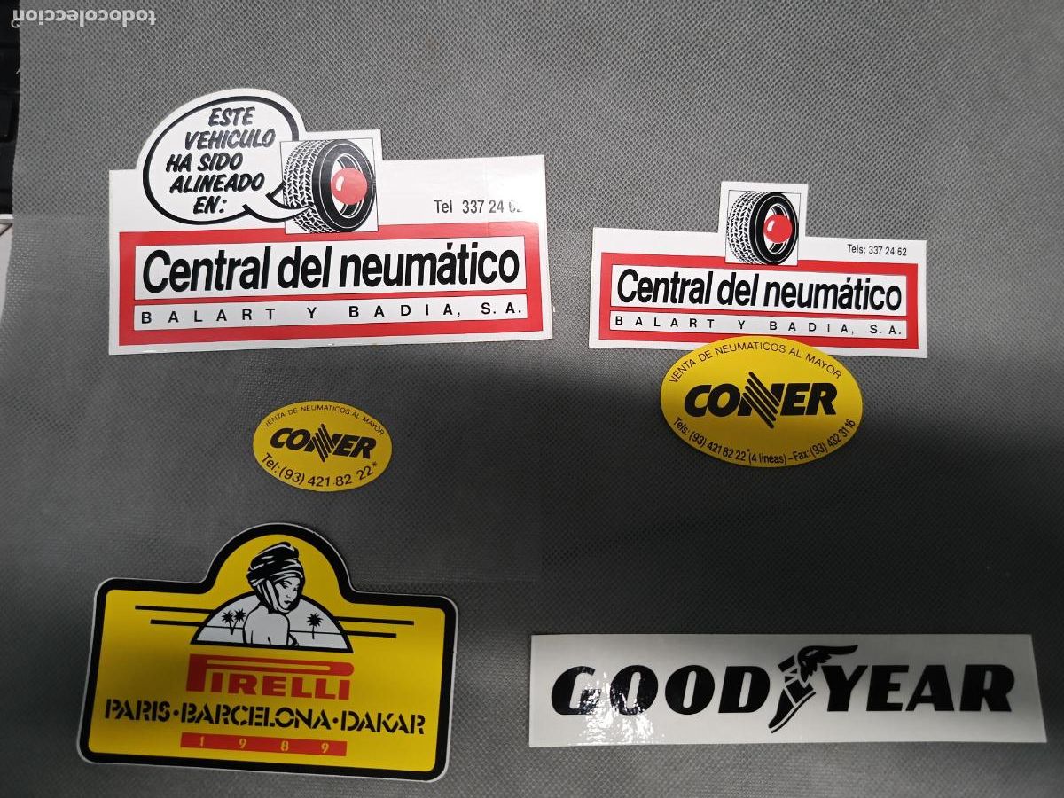 Pegatinas de colecci&oacute;n: Lote de Pegatinas de neum&aacute;ticos - Foto 1