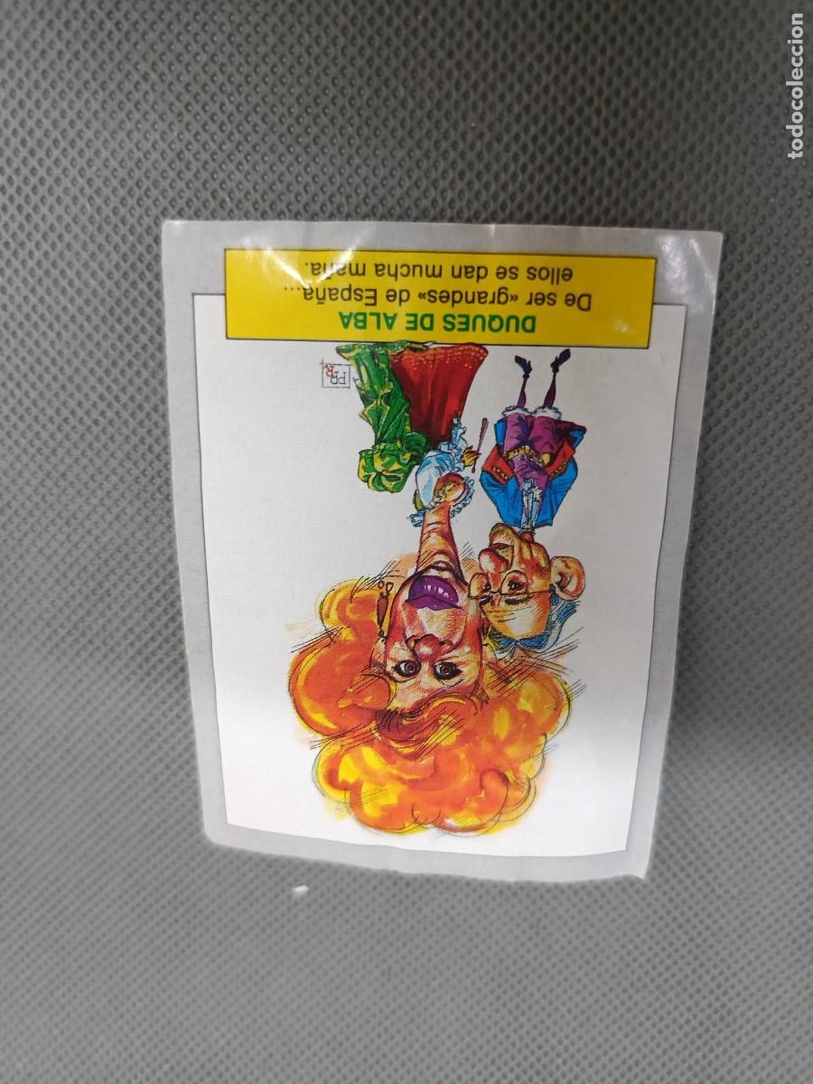 Adesivi di collezione: Pegatina Karikatos Duques de Alba