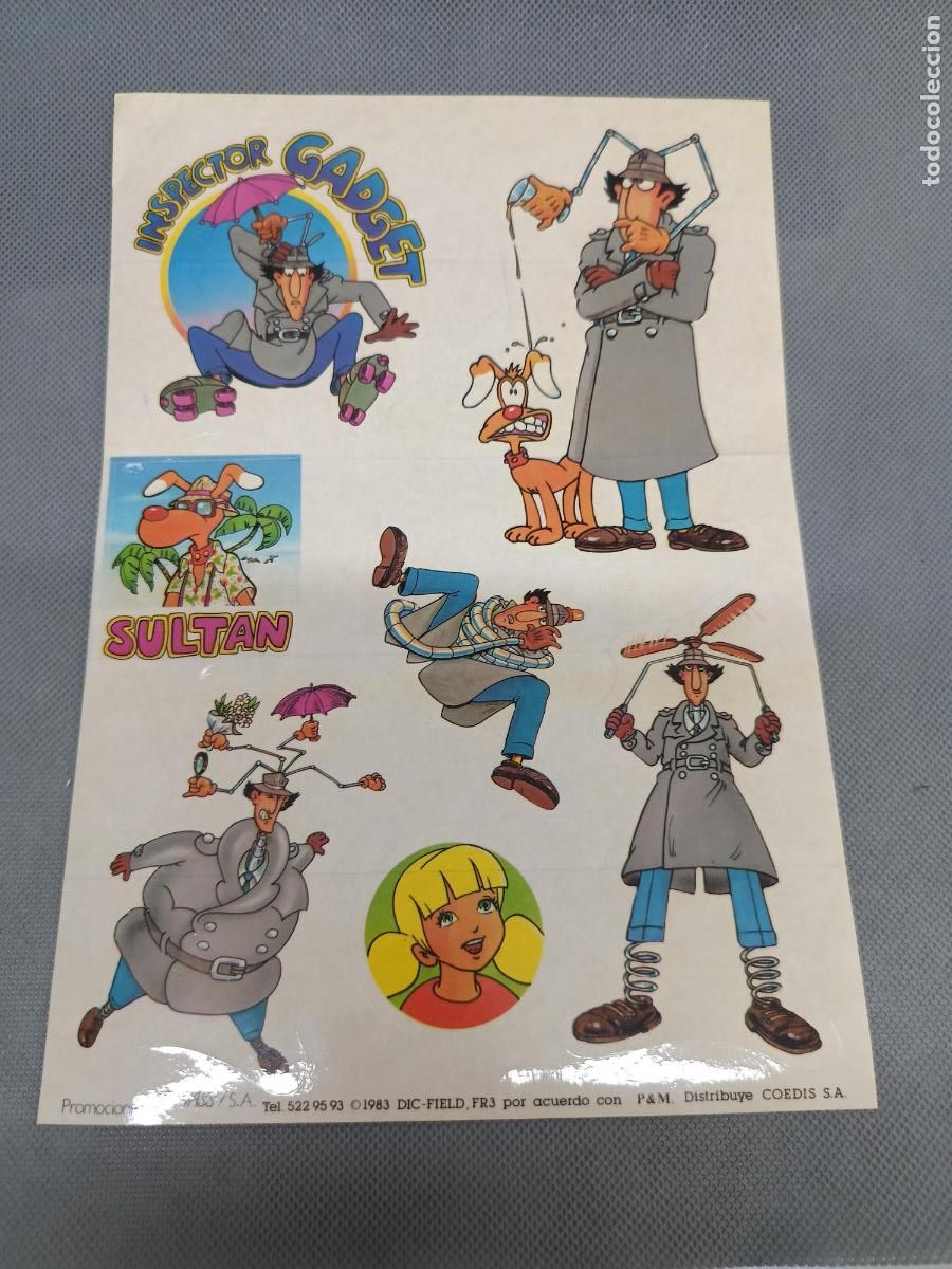 Pegatinas de colecci&oacute;n: Hoja de pegatinas de Inspector Gadget - Foto 1