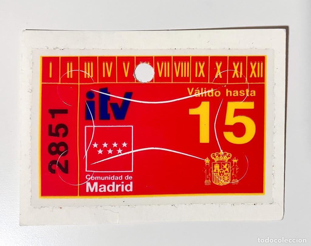 Pegatinas de colecci&oacute;n: PEGATINA ITV COMUNIDAD DE MADRID - Foto 1