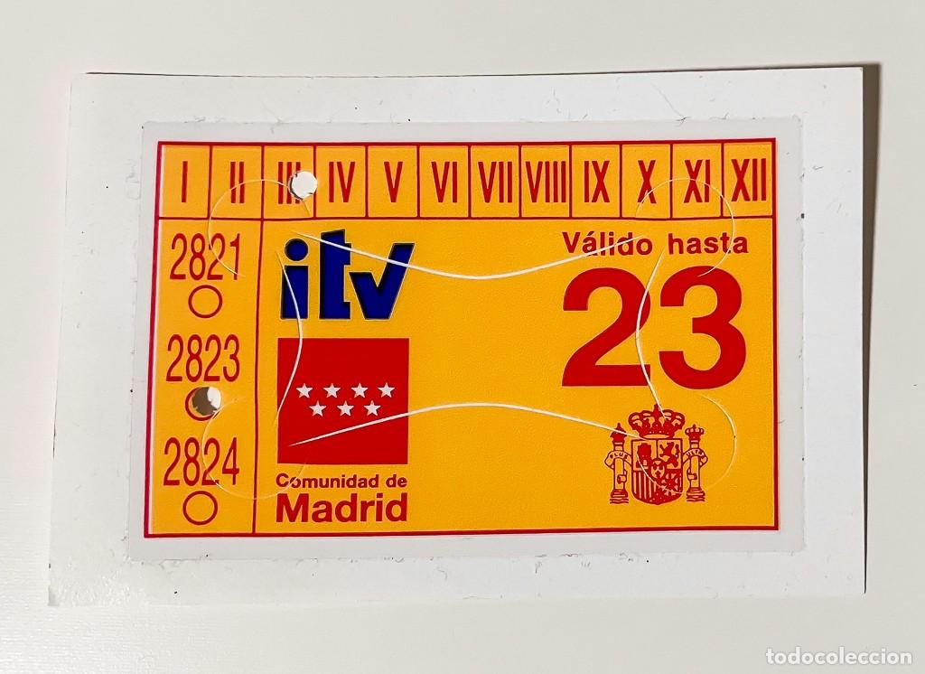 Pegatinas de colecci&oacute;n: PEGATINA ITV COMUNIDAD DE MADRID - Foto 1