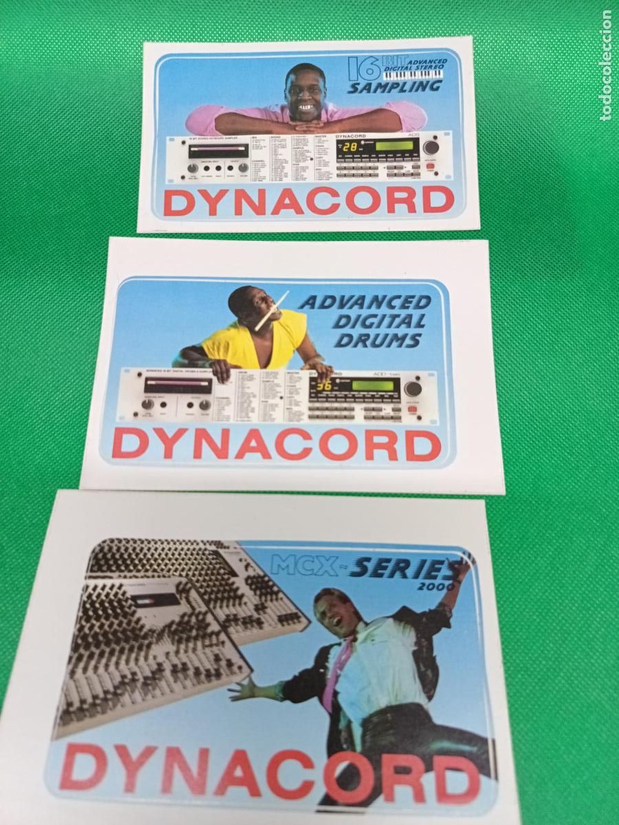 Pegatinas de colecci&oacute;n: Lote de pegayinas DYNACORD - Foto 1