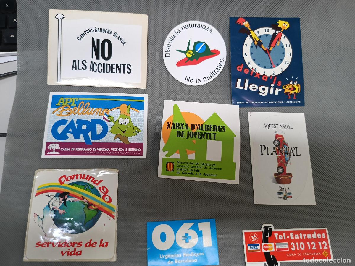 Pegatinas de colecci&oacute;n: Lote de pegatinas sociales - Foto 1