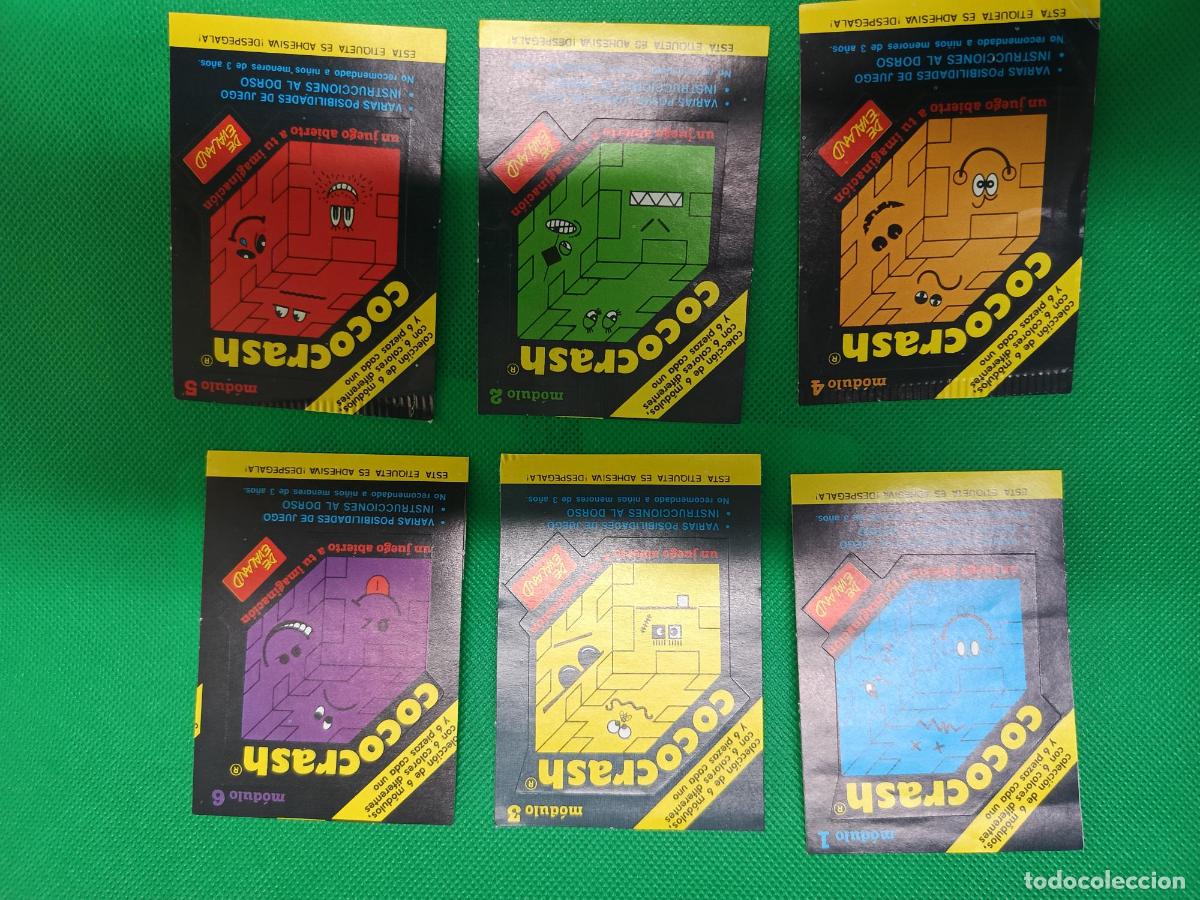 Pegatinas de colecci&oacute;n: 6 MODULOS COLORES COCO CRASH COCOCRASH - Foto 1