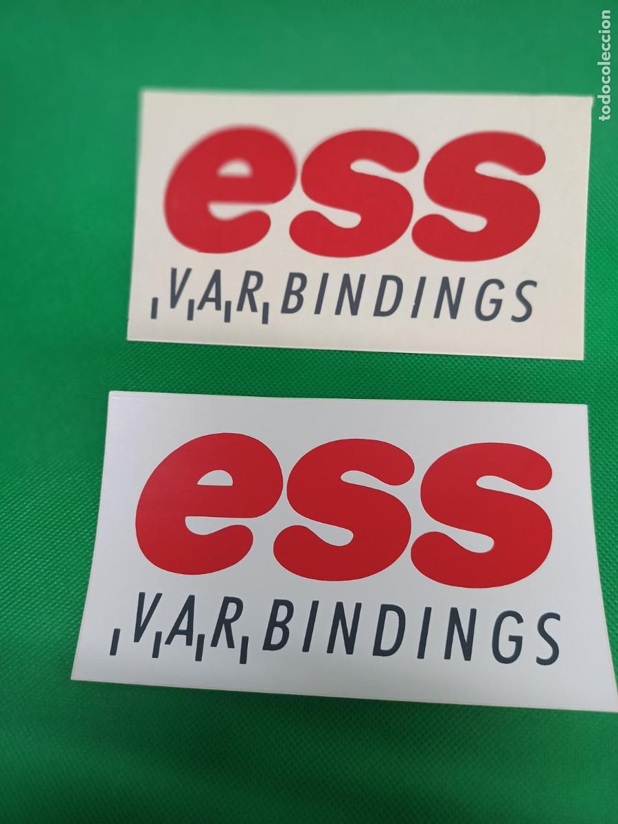 Pegatinas de colecci&oacute;n: DIFERENTES ESS VAR BINDINGS FONDO BLANCO Y FONDO TRANSPARENTE