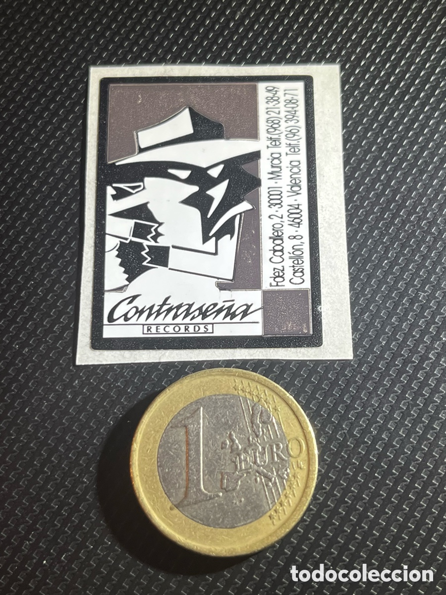 Collection stickers: Pegatina CONTRASE&Ntilde;A RECORDS