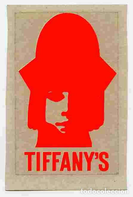 Pegatinas de colecci&oacute;n: Pegatina de la discoteca TIFFANYS, Torremolinos 1970