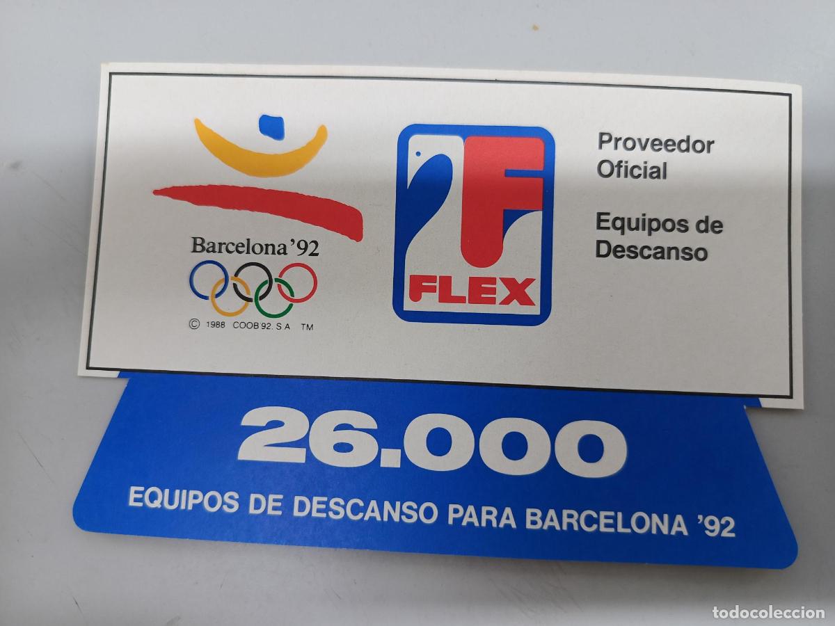 Pegatinas de colecci&oacute;n: Pegatina FLEX descanso 1992 - Foto 1